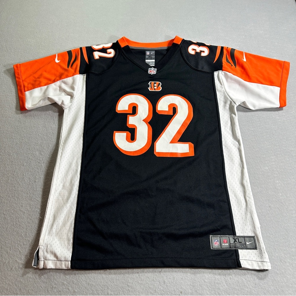 Nike On Field Cincinnati Bengals Jeremy Hill #32 Jersey Youth XL 18-20 NFL